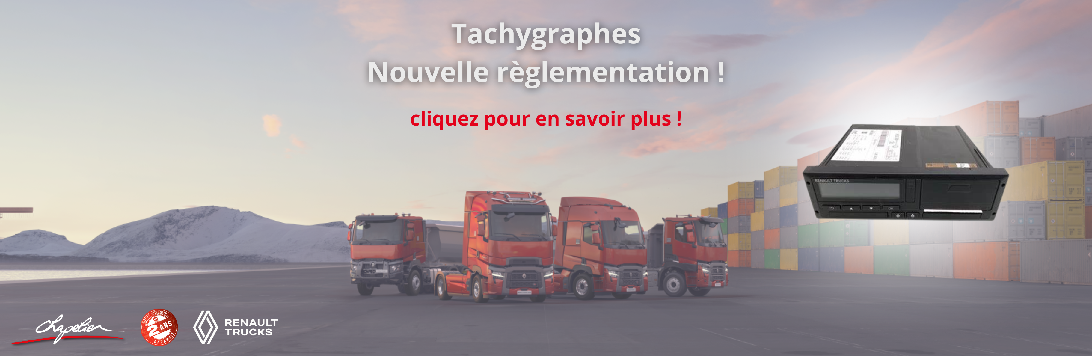 Tachygraphe - nouvelle règlementation