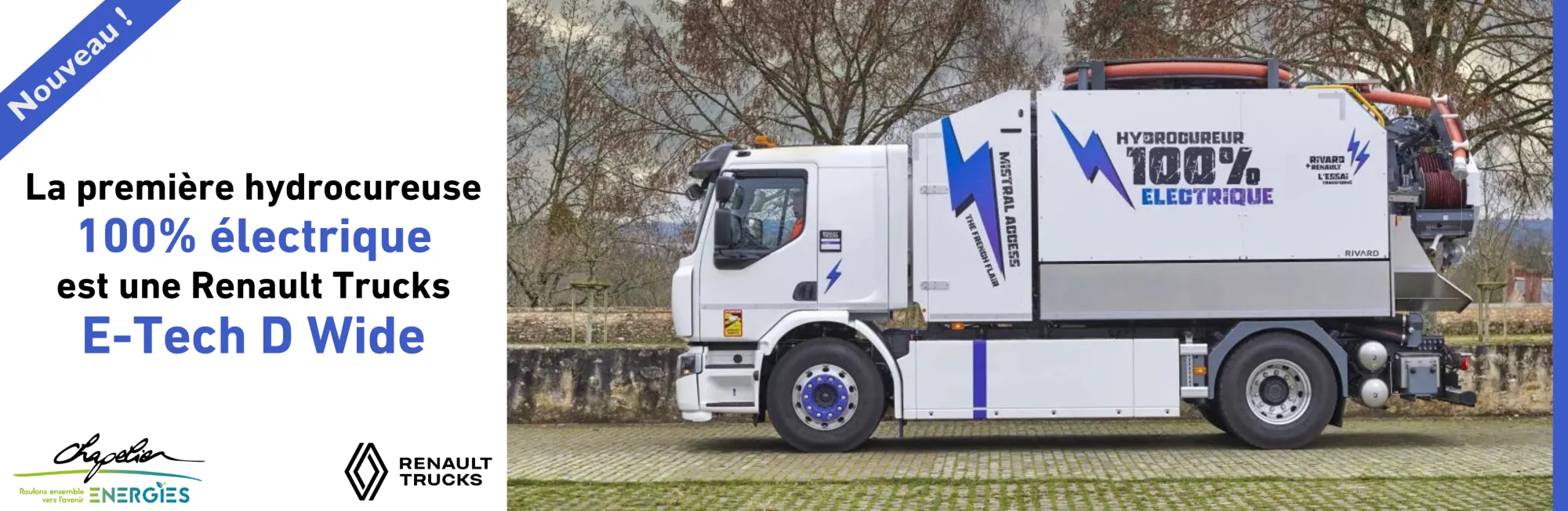 La première hydrocureuse 100 % électrique est une Renault Trucks