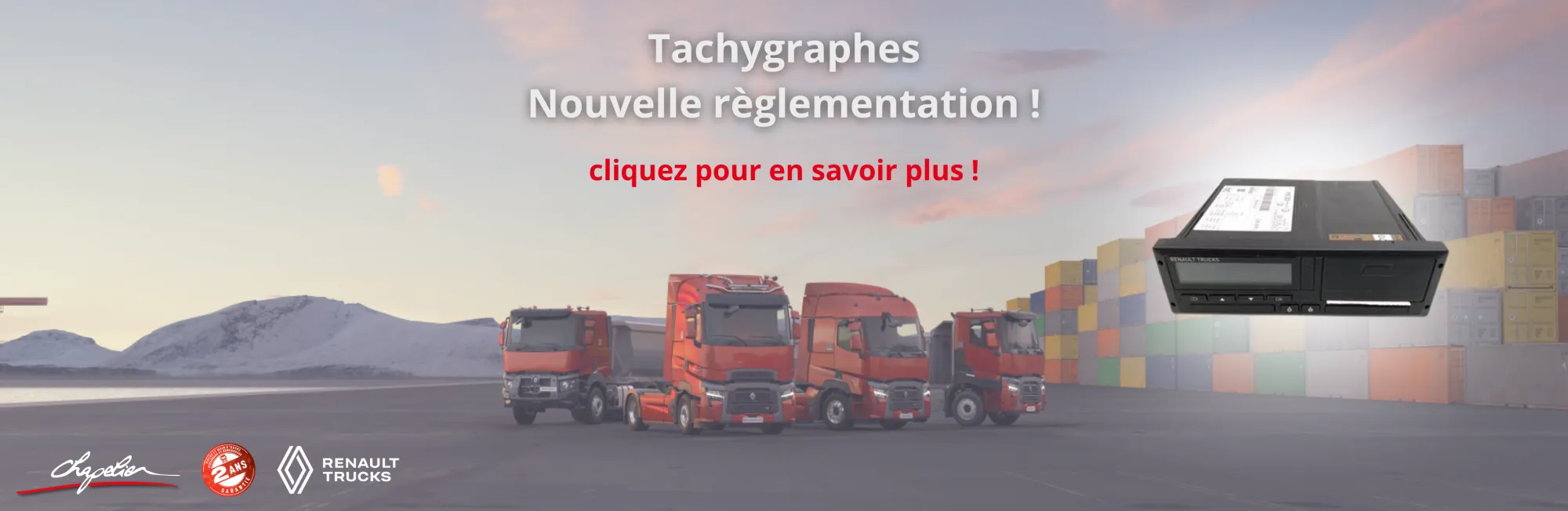 Tachygraphe - nouvelle règlementation