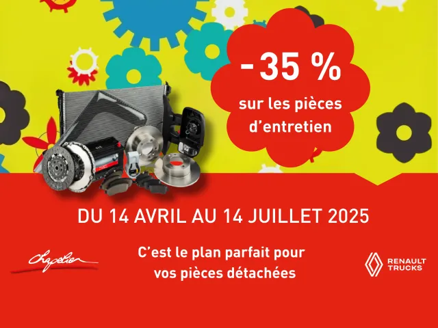 Offre pièces détachées Véhicules Utilitaires 